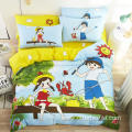 Cartoon Printed 100% Cotton 3 sets Bedding Set